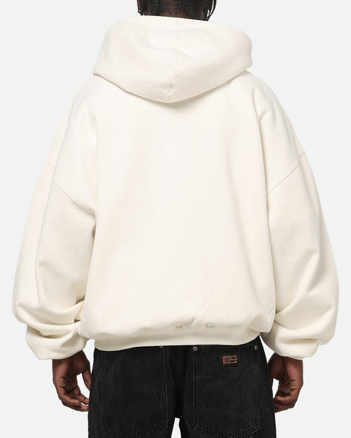 Represent Oweners Zip Through Hoodie Chalk