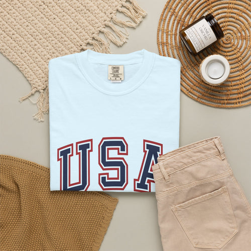 Purrtriot Tee | Patriotic Cat USA Graphic Shirt