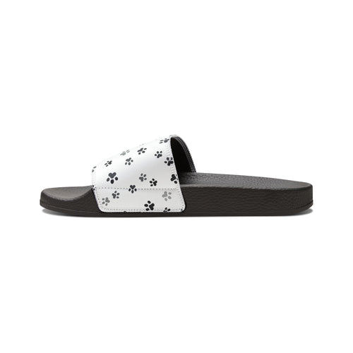 Fetch Sandals | Cute Dog Paw Print Slide Slippers for Women