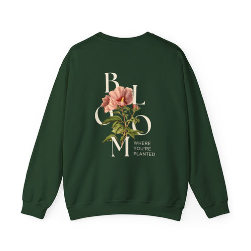 Flora Crewneck | Bloom Where You’re Planted Flower Sweatshirt