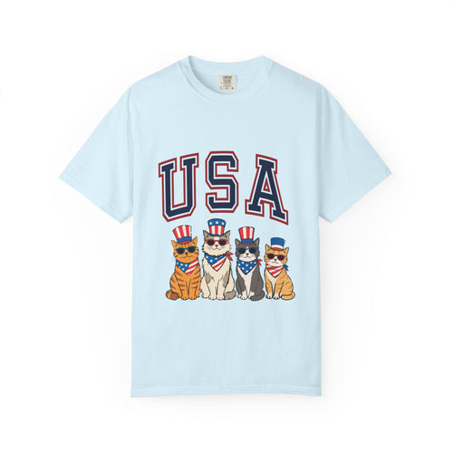 Purrtriot Tee | Patriotic Cat USA Graphic Shirt