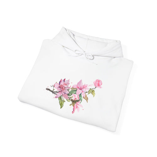 Aster Hoodie | Minimalist Floral Chest Graphic Hoodie