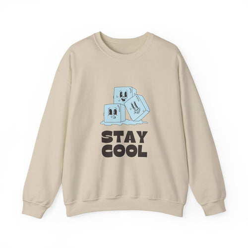 Chill Spirit Crewneck | “Stay Cool” Graphic Sweatshirt