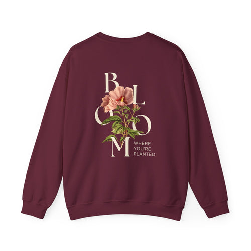 Flora Crewneck | Bloom Where You’re Planted Flower Sweatshirt