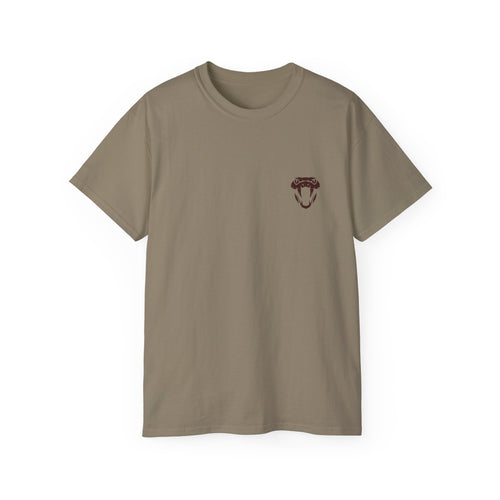 Apex Tee | Men’s Minimal Snake Head Left-Chest T-Shirt