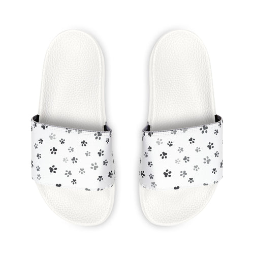 Fetch Sandals | Cute Dog Paw Print Slide Slippers for Women
