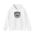 Brooklyn Skyline Hoodie – Retro Rainbow 'Born in the Borough' Pullover