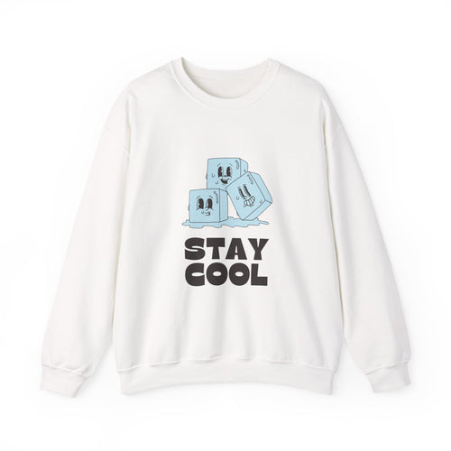 Chill Spirit Crewneck | “Stay Cool” Graphic Sweatshirt