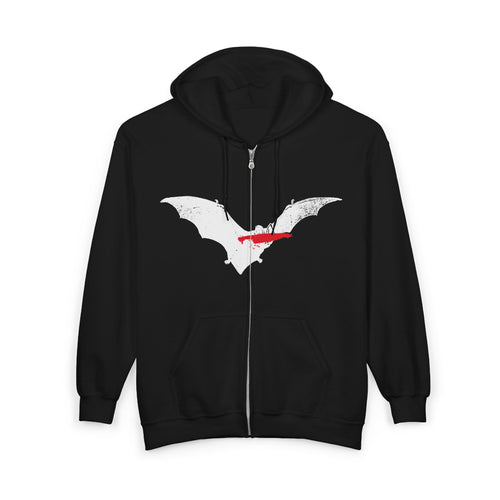 Vesper Zip Hoodie | Dark Gothic  Full Zip Hoodie