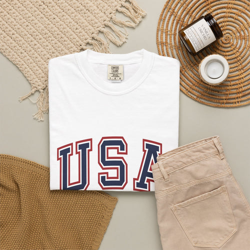 Purrtriot Tee | Patriotic Cat USA Graphic Shirt