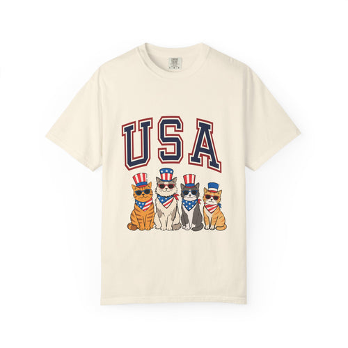 Purrtriot Tee | Patriotic Cat USA Graphic Shirt