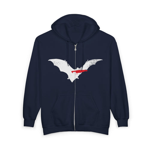 Vesper Zip Hoodie | Dark Gothic  Full Zip Hoodie