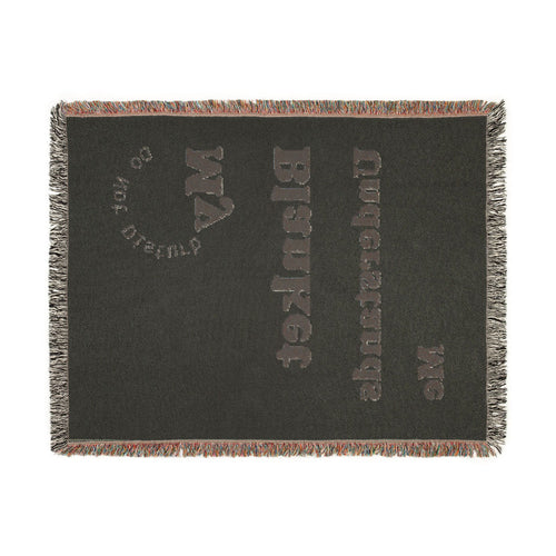 My Blanket Understands Me Woven Throw Blanket — Cozy Self-Care Gift