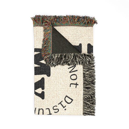 My Blanket Understands Me Woven Throw Blanket — Cozy Self-Care Gift