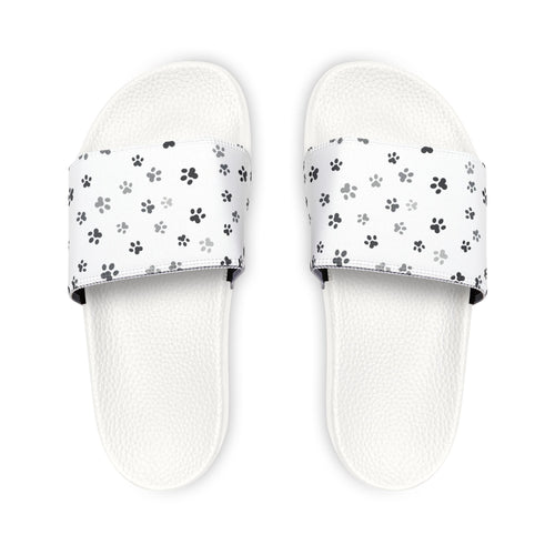 Fetch Sandals | Cute Dog Paw Print Slide Slippers for Women