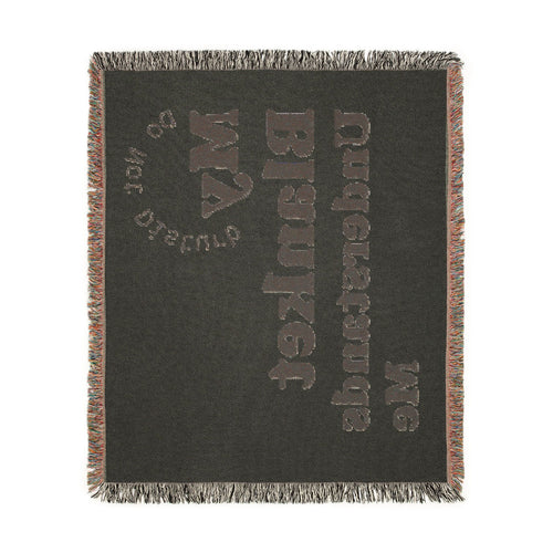 My Blanket Understands Me Woven Throw Blanket — Cozy Self-Care Gift