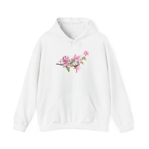 Aster Hoodie | Minimalist Floral Chest Graphic Hoodie