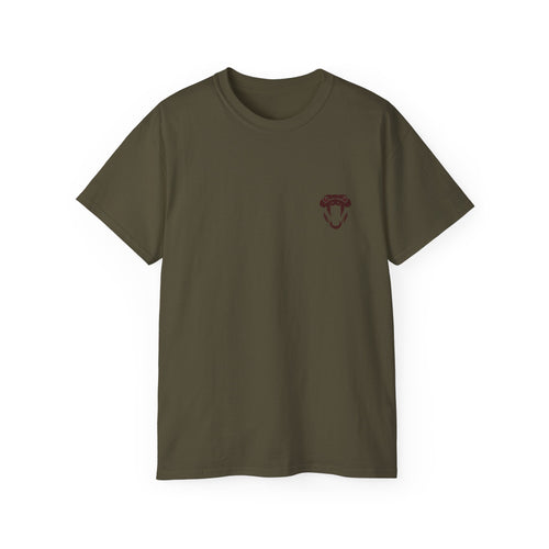 Apex Tee | Men’s Minimal Snake Head Left-Chest T-Shirt