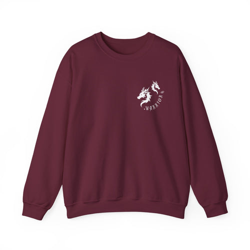 Drakon Crewneck | Twin Dragon Warrior Graphic Sweatshirt