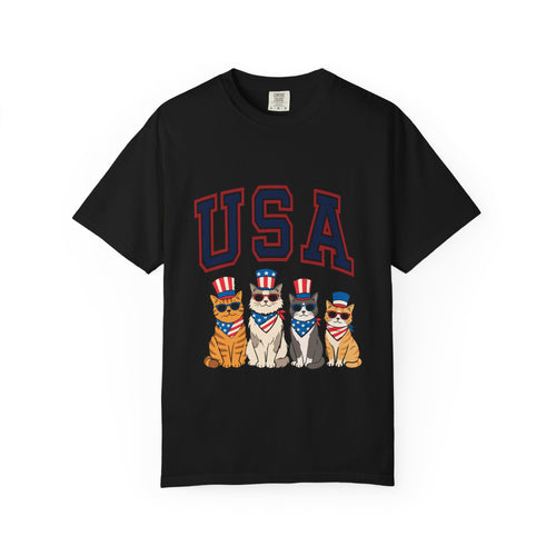 Purrtriot Tee | Patriotic Cat USA Graphic Shirt