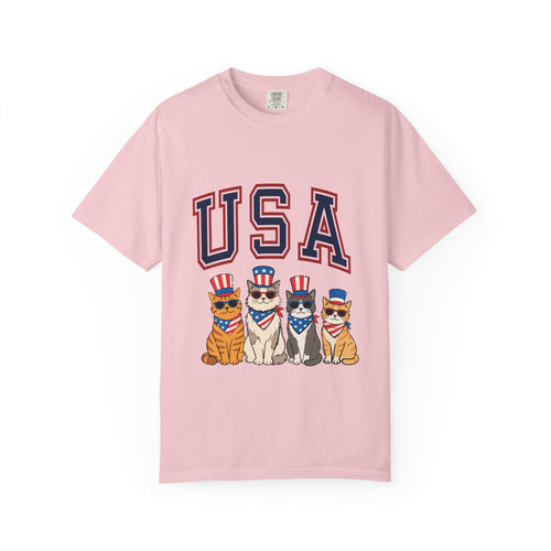 Purrtriot Tee | Patriotic Cat USA Graphic Shirt