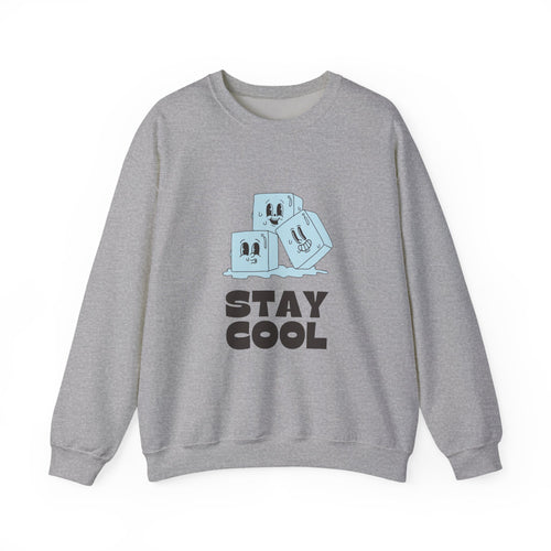 Chill Spirit Crewneck | “Stay Cool” Graphic Sweatshirt